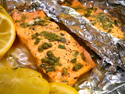 salmon papillote caper cooker pressure lemon