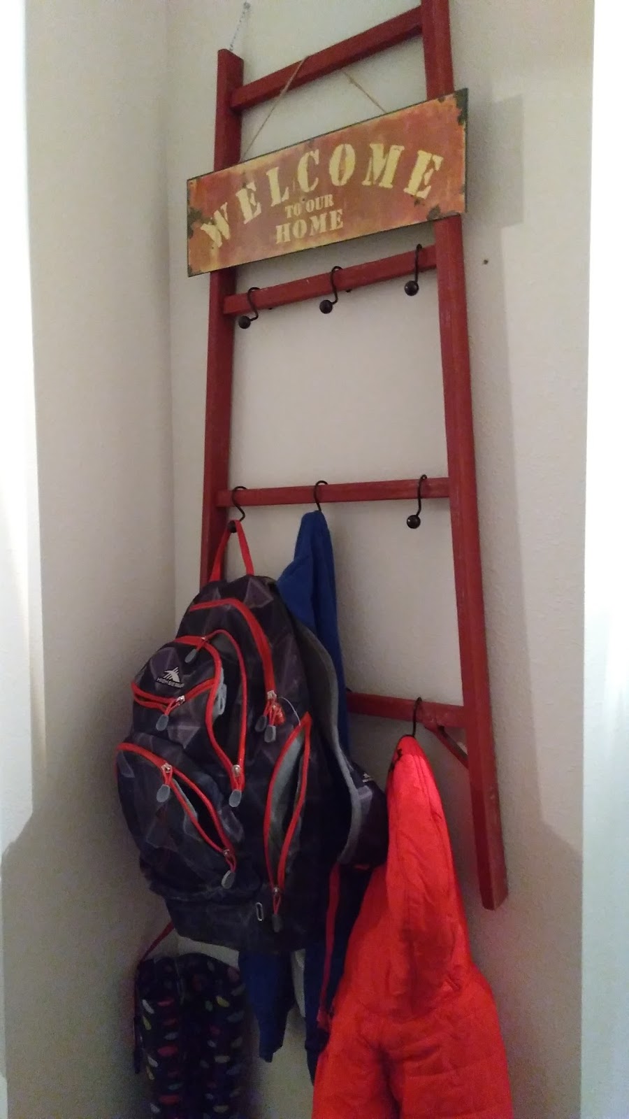 ShannaMade Ladder Coat Rack