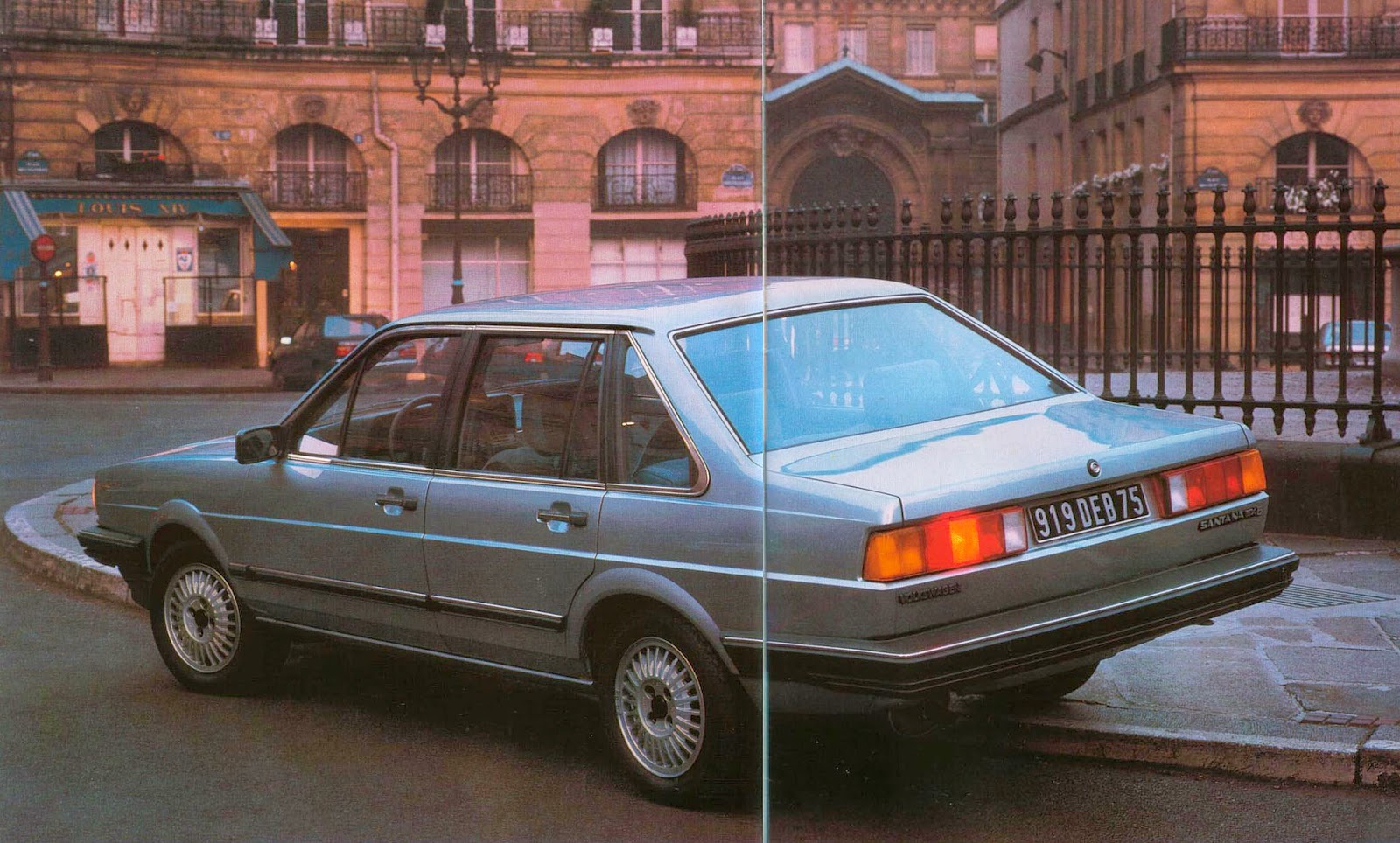 Archivo de autos El Volkswagen Santana de 1984