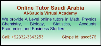 Online A Level Tutor in Saudi Arabia