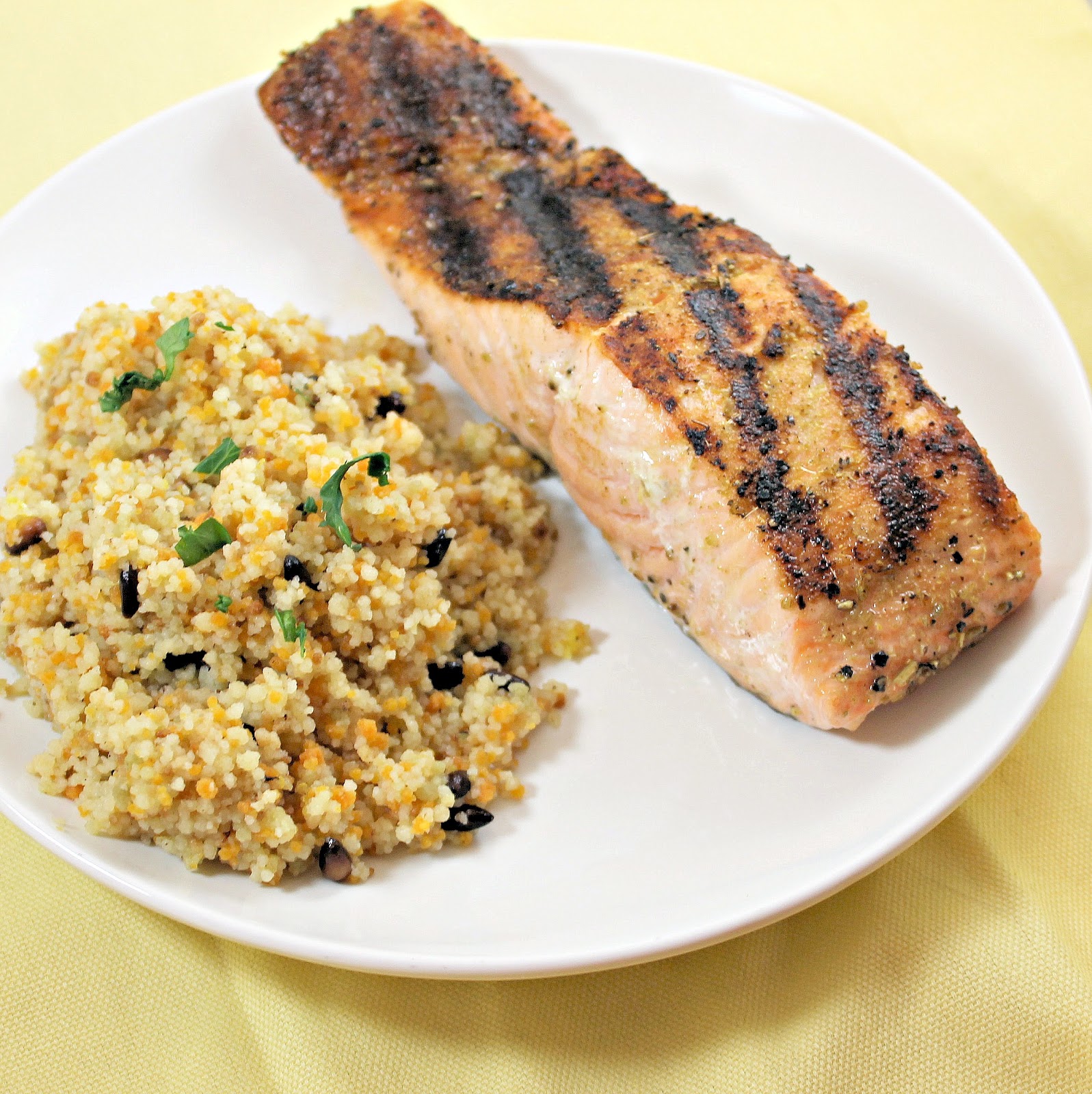 Grilled Salmon and Brown Butter Couscous I Can Cook That