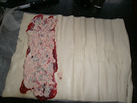  Hojaldre de filetes con queso 