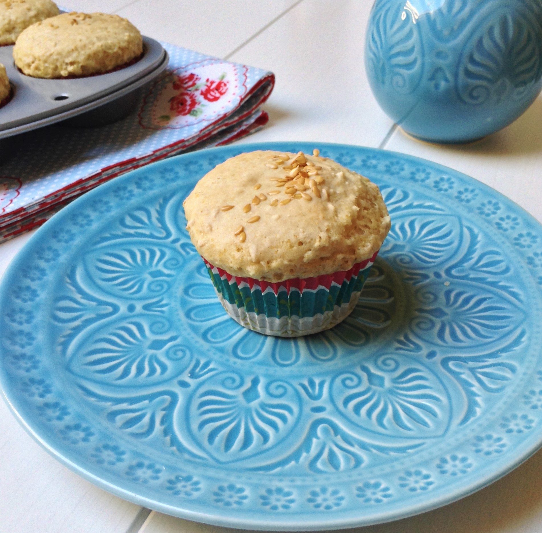 Muffins de avena sin huevo De andar por casa
