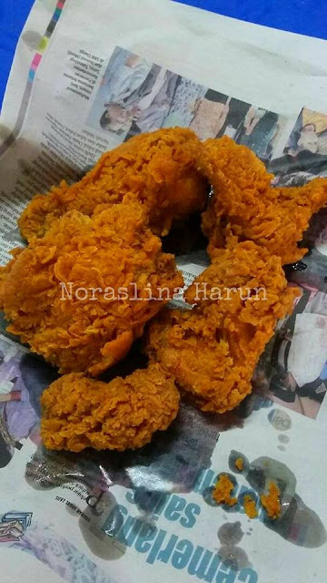 Resepi Ayam Goreng Spicy Ala McD Menggunakan 6 Bahan Sahaja