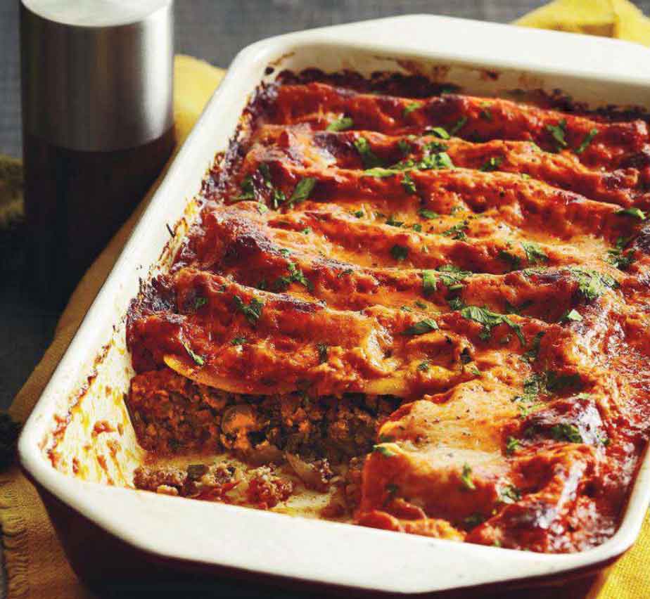 Easy Food Recipes and Cooking Pork and Mushroom Cannelloni