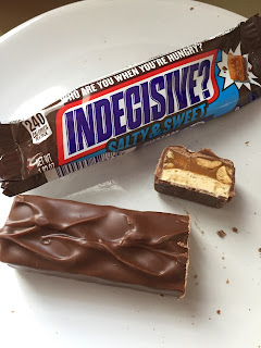 snickers indecisive salty and sweet