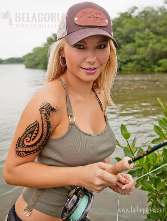Tatuajes de anzuelos para pescar