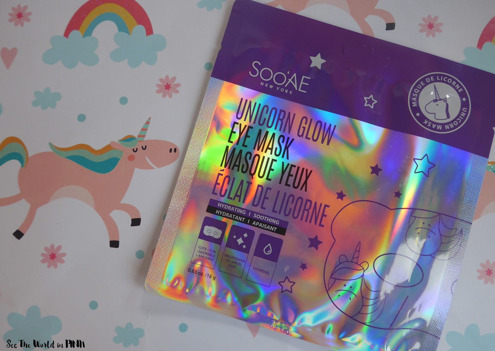 Skincare Sunday - SooAe Unicorn Glow Eye Mask 