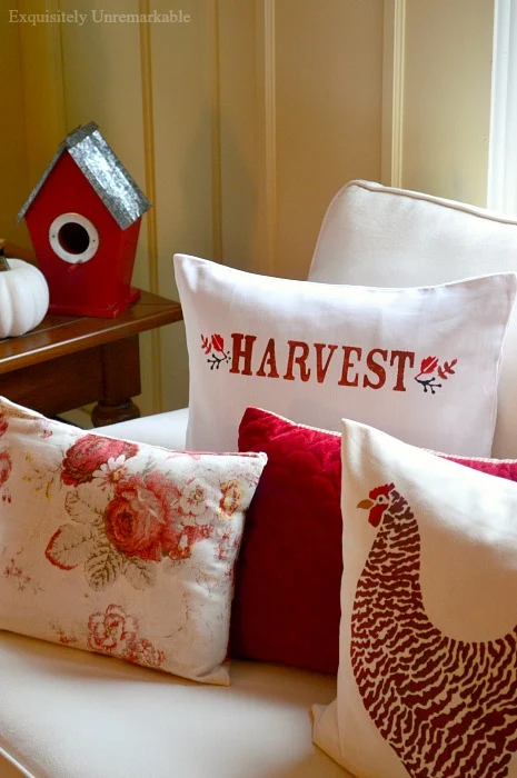 How To Make A Stenciled Pillow DIY For Fall Exquisitely Unremarkable