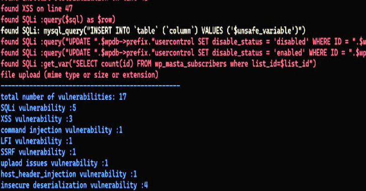 flydende noget Minister Php_Code_Analysis : San your PHP code for vulnerabilities