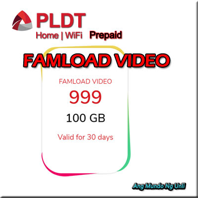 Famload Video 999 Pldt Home Wifi 30 Days 70gb All Sites Apps 30gb Of Youtube Everyday 100gb In Total For 999 Pesos Pldt Home Wifi Prepaid