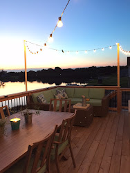 string lights diy patio globe deck metal pretty