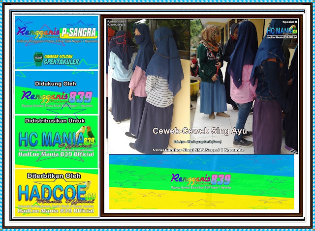 Gambar Soloan Spektakuler - Gambar Siswa-Siswi SMA Negeri 1 Ngrambe Versi Cah Ayu Khas  Spesial B - 11 RG