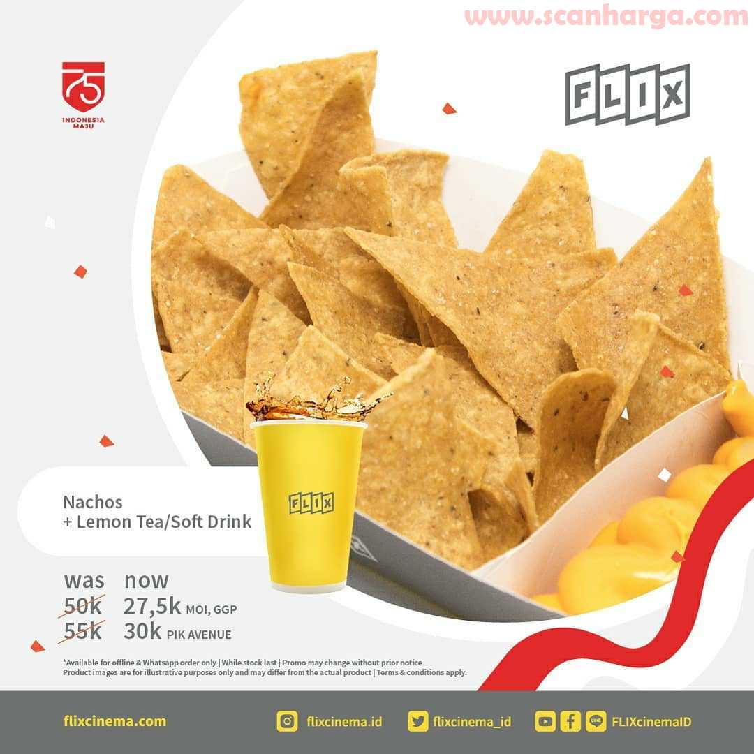 Promo Flix Cinema Merdeka Special Diskon 45 Untuk 8 Menu Makanan dan