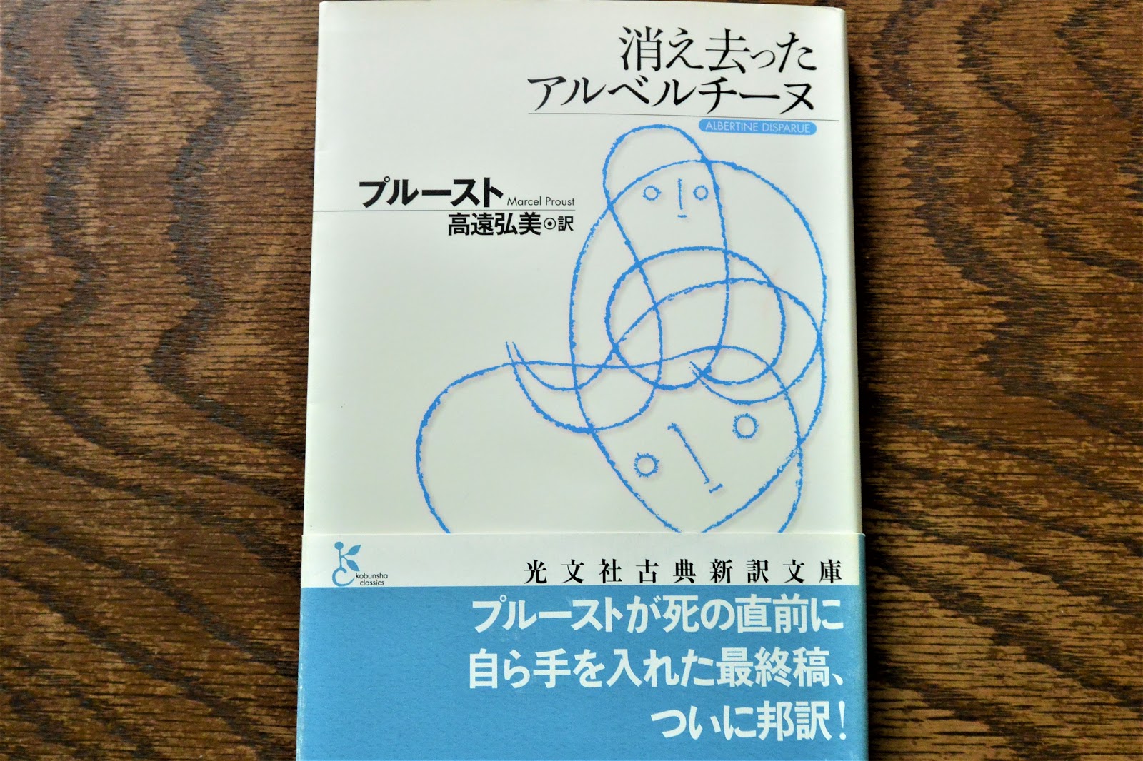 那須ダイアリーnew 読書 もう １冊の 消え去ったアルベルチーヌ 高遠弘美訳 光文社古典新訳文庫