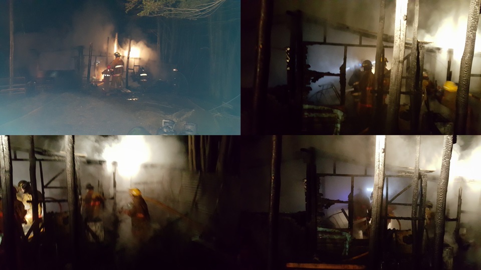 Vivienda destruida en un incendio | Cronicas Fueguinas