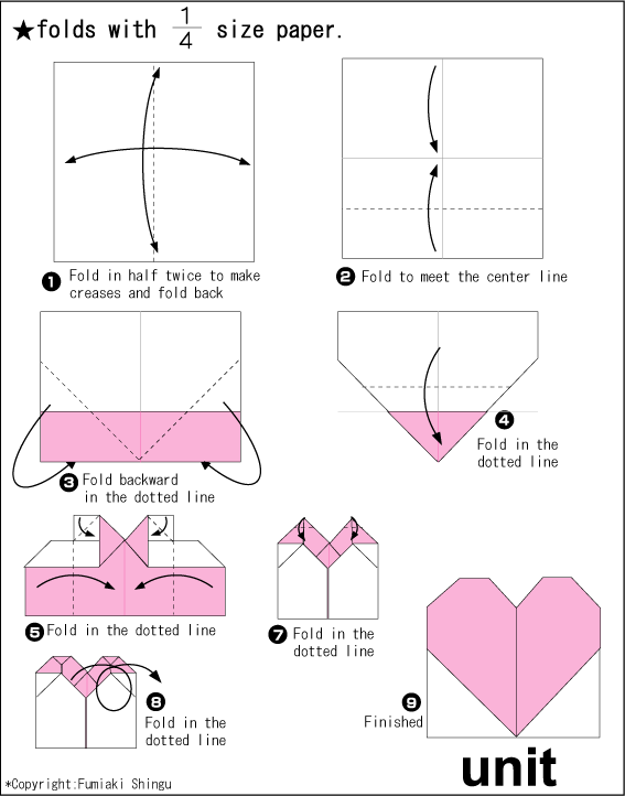 Origami A CLover instructions - Easy Origami instructions For Kids