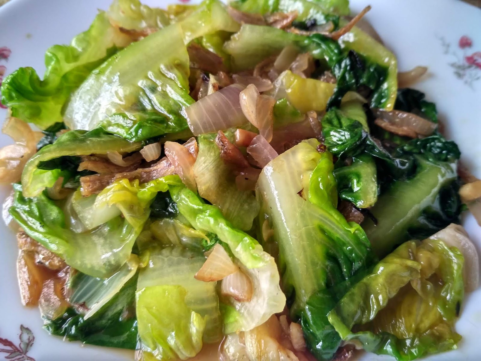 Sauteed Romaine Lettuce
