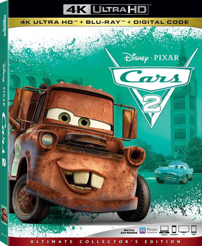 Cars 2 (2011) 2160p HDR BDRip Dual Latino-Inglés [Subt. Esp] (Animación. Aventuras)