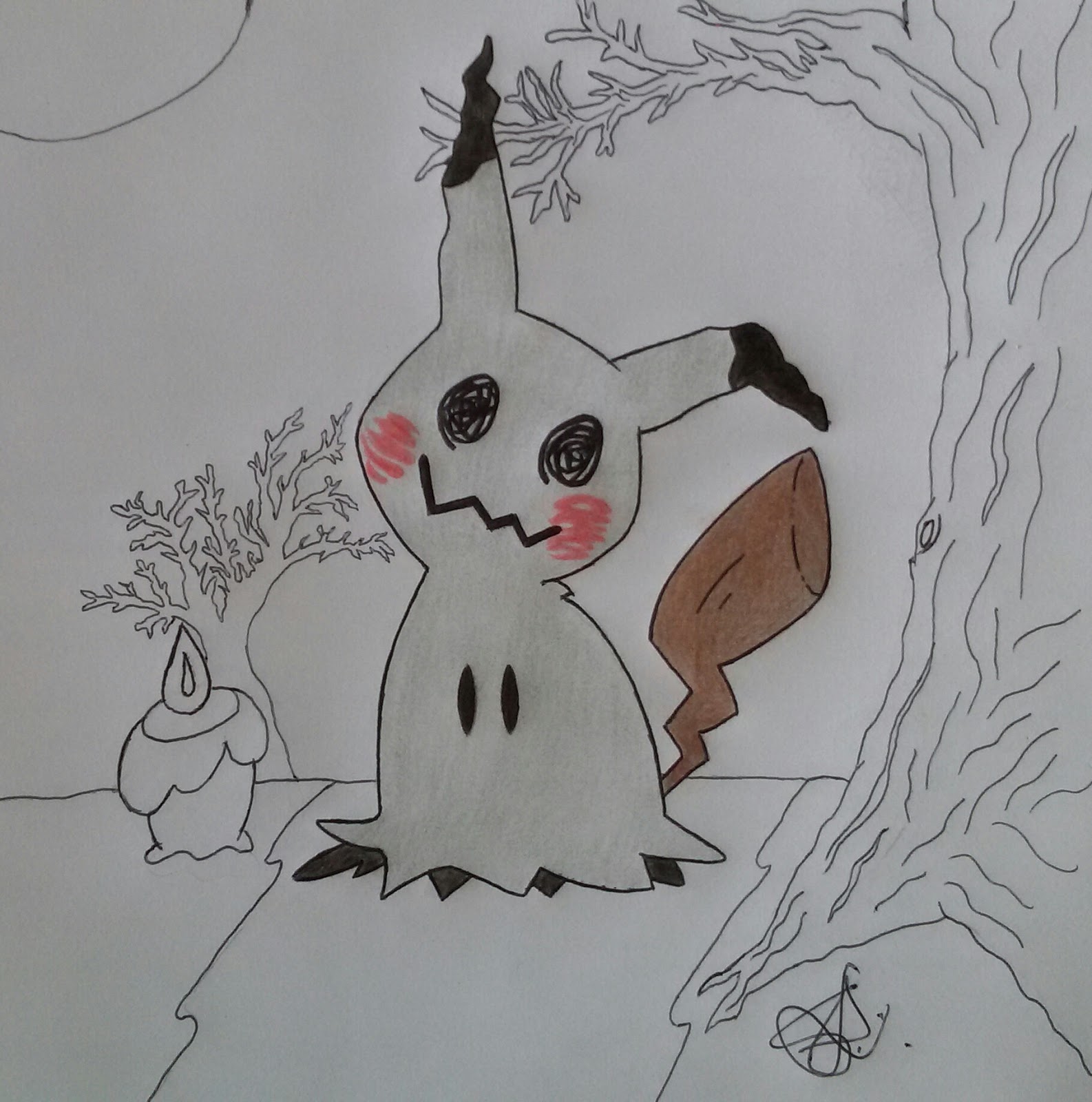 Tutorial de Desenho Mimikyu