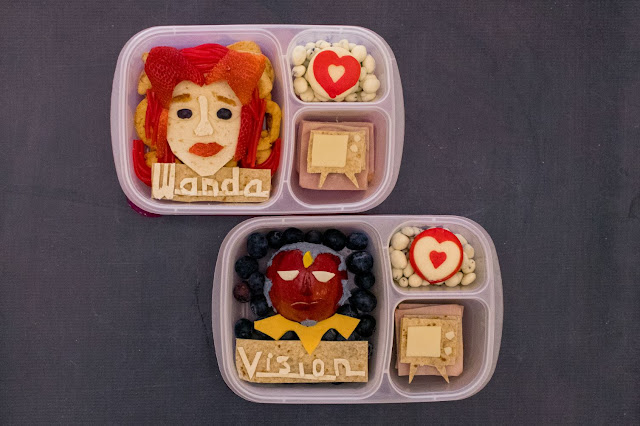 How to Make Marvel WandaVision Food Art School Lunches!