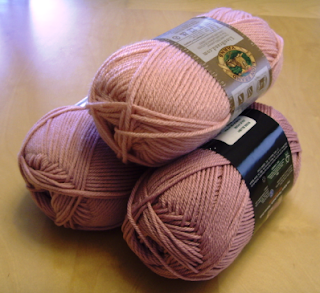 pink yarn for zombie brain cap