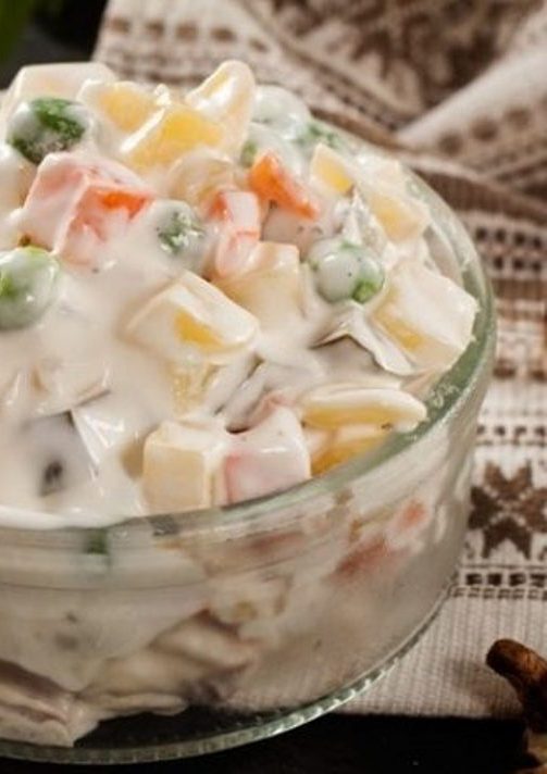 Russian Salad Recipe - Yummy Traditional