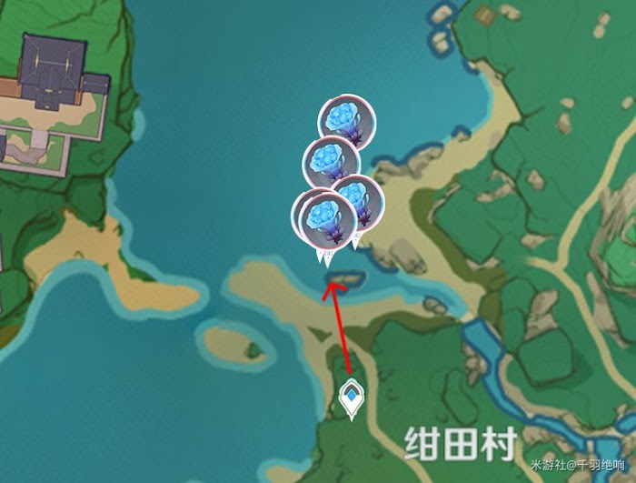 原神 (Genshin Impact) 稻妻地區海靈芝採集位置分享