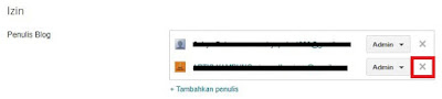 Cara Menambah, Mengganti, atau Menghapus Admin Blogspot