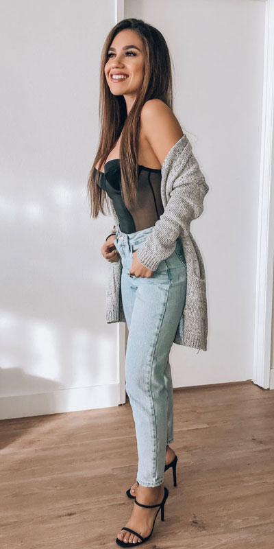 Are you wondering which pieces of clothing are in style this winter? Here we’ve prepared a complete list of the best winter fashion lookbook. Women's Outfit Ideas via higiggle.com | #winterstyle #fashion #cardigan