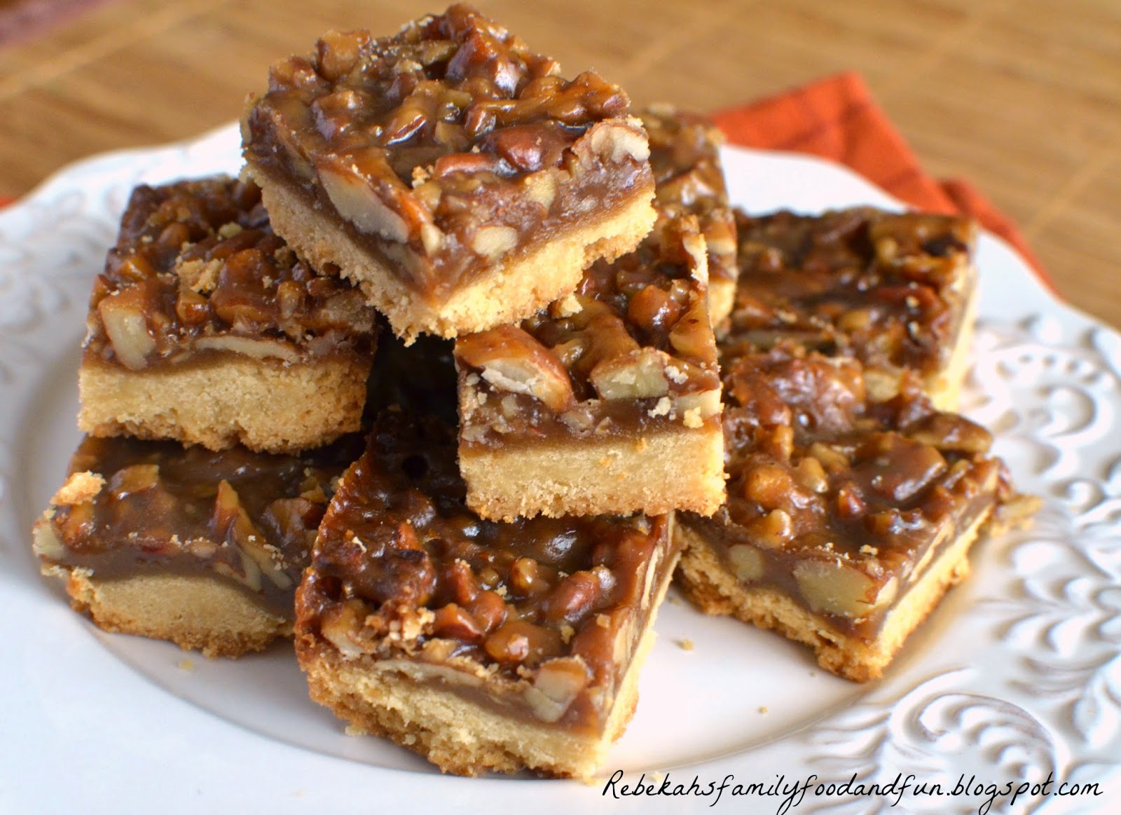 Family, Food, and Fun Pecan Pie Squares