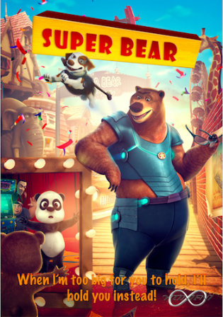Super Bear 2019 WEBRip 600Mb Hindi Dual Audio 720p