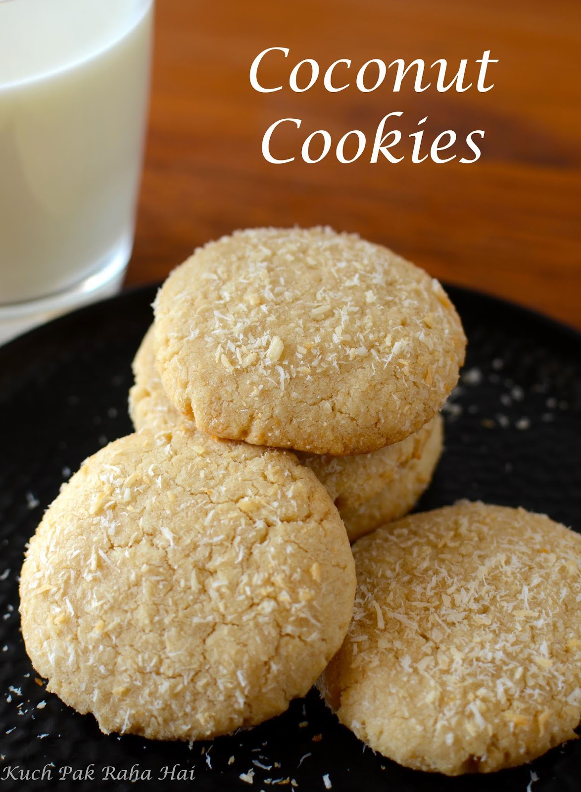 Kuch Pak Raha Hai: Whole Wheat Coconut Cookies (Eggless)
