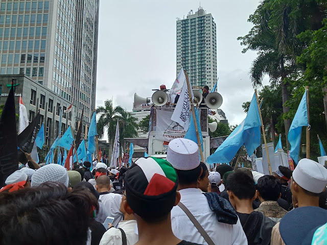  Ribuan Umat Islam Gruduk Kedubes China Di Jakarta