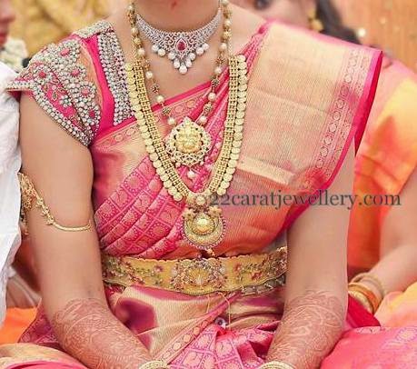 Kaumala with Pearls Chain - Jewellery Designs