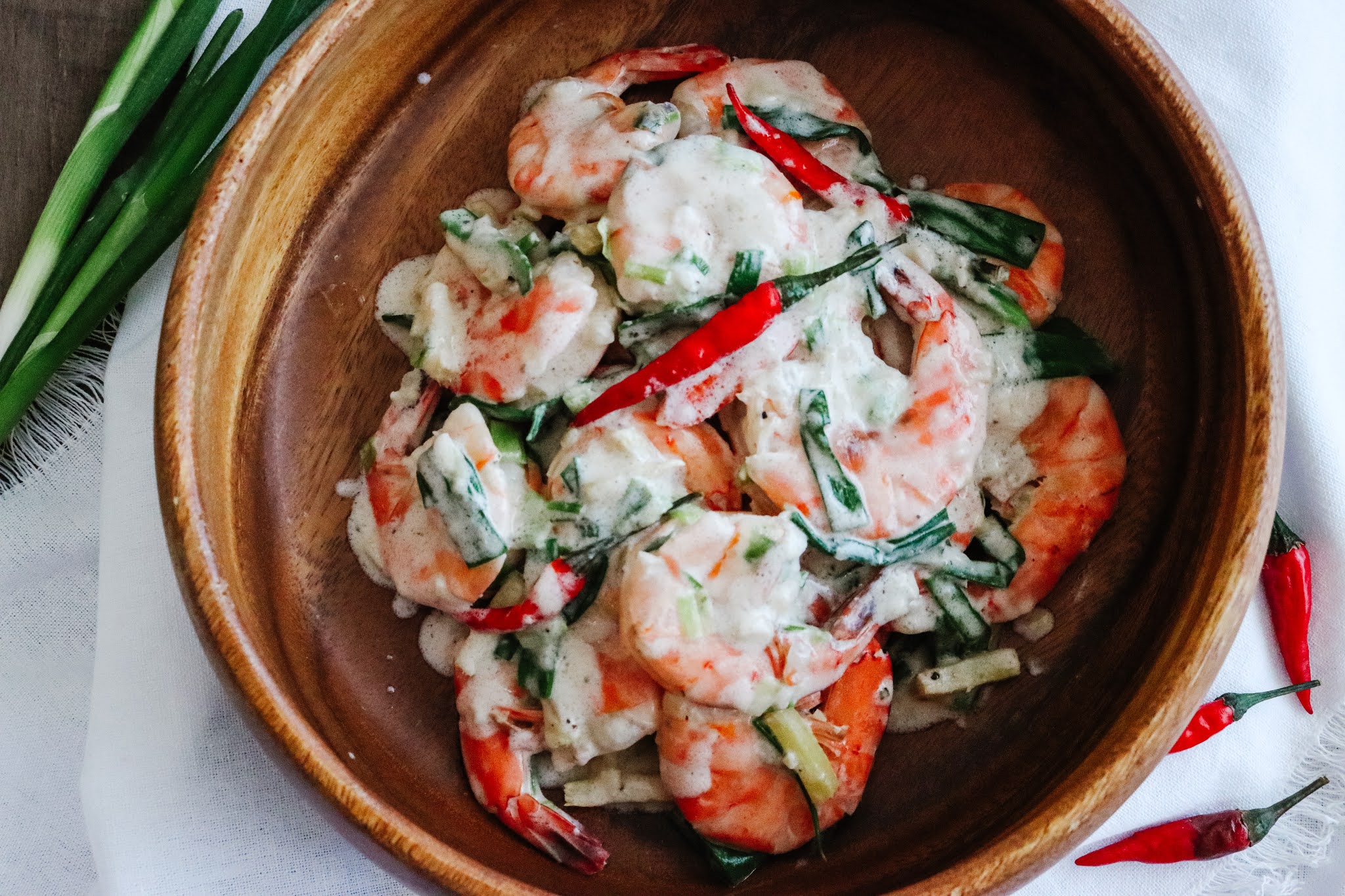 Stir Fried Shrimp w/ Coconut Milk Ginataan na Hipon