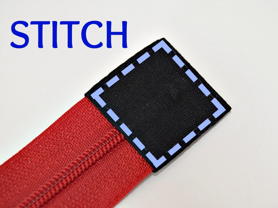 How To Sew A Zipper Tab AppleGreen Cottage