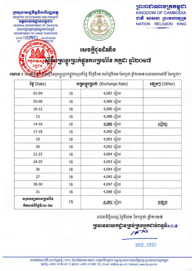 Exchange Rate For Tax Calculation Exchange Rate For Tax Calculation