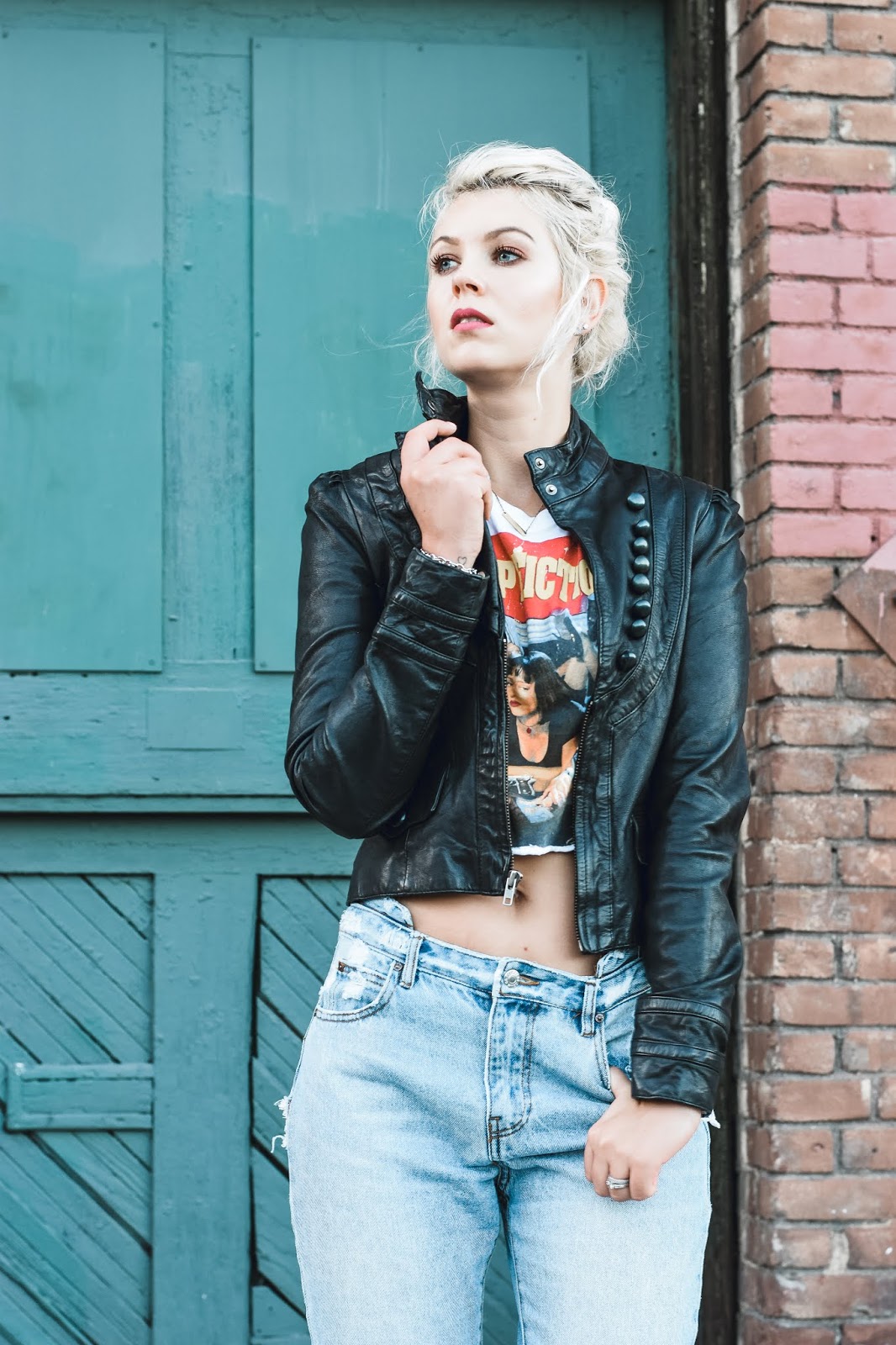 how to style a leather jacket
