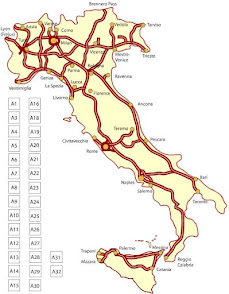 Italy Autostrada Map