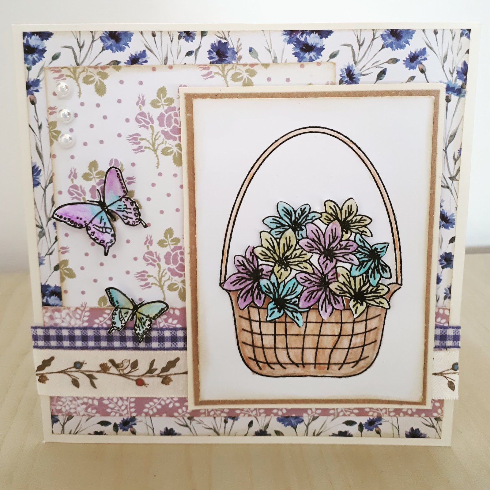 Floral Basket cards