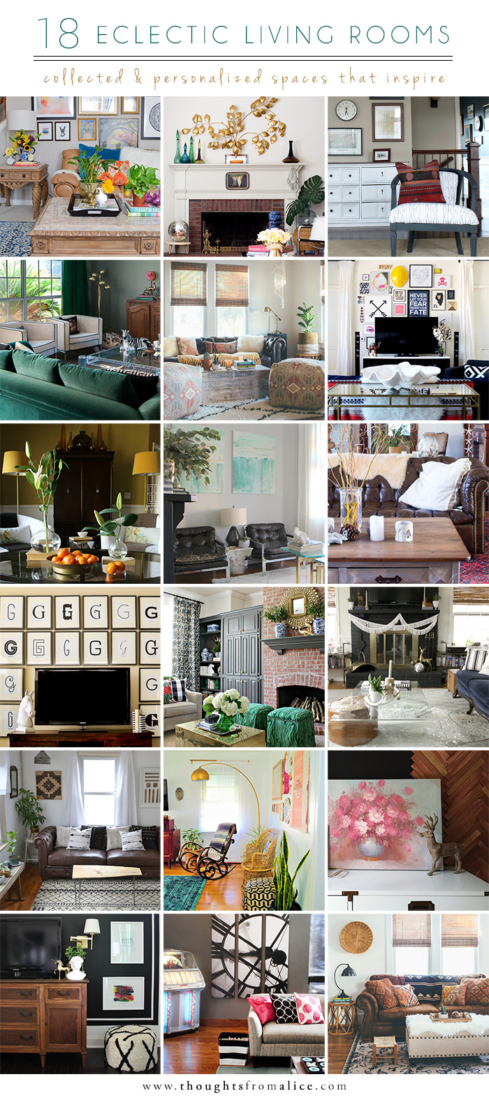 18 Eclectic Living Rooms: Collected Spaces that Inspire