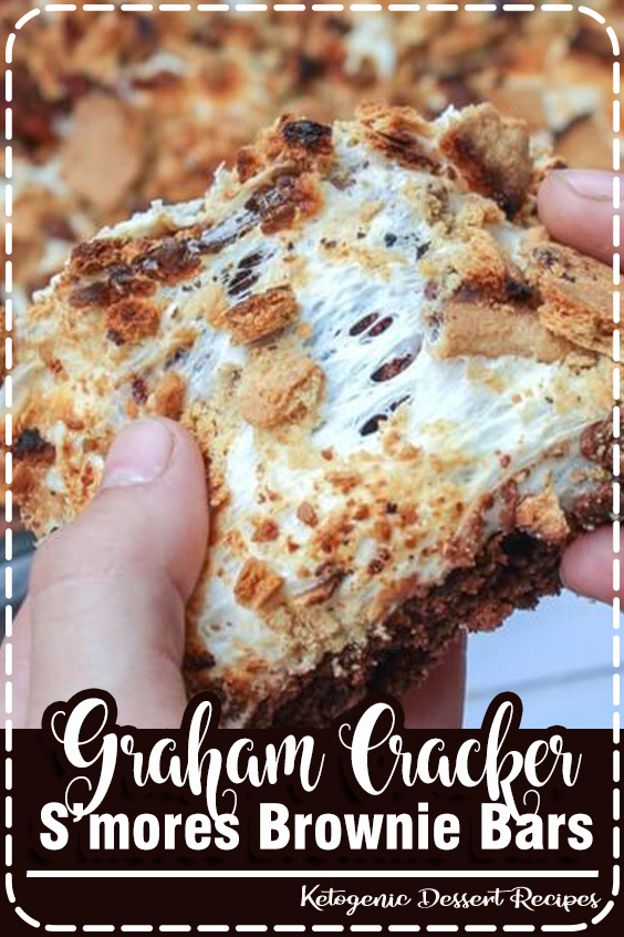 Graham Cracker S’mores Brownie Bars Recipe ALL FOOD