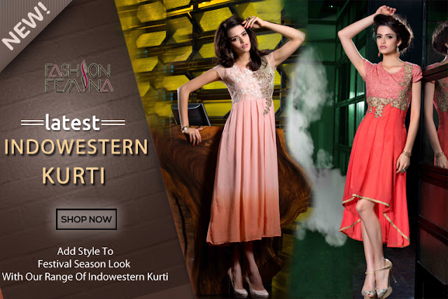 Shop Online Stylish Kurti Collection @ Fashionfemina.com