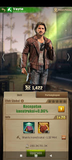 Cara Level Up Karakter di Game The Walking Dead Survivors