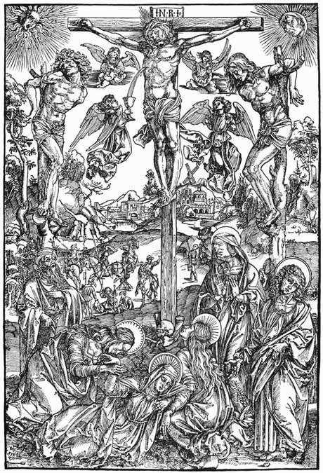 Albrecht Durer: Crucifixion, Woodcut, 1498