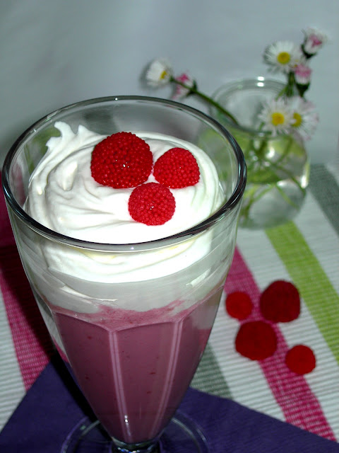 Batido de frambuesa (raspberry milkshake)
