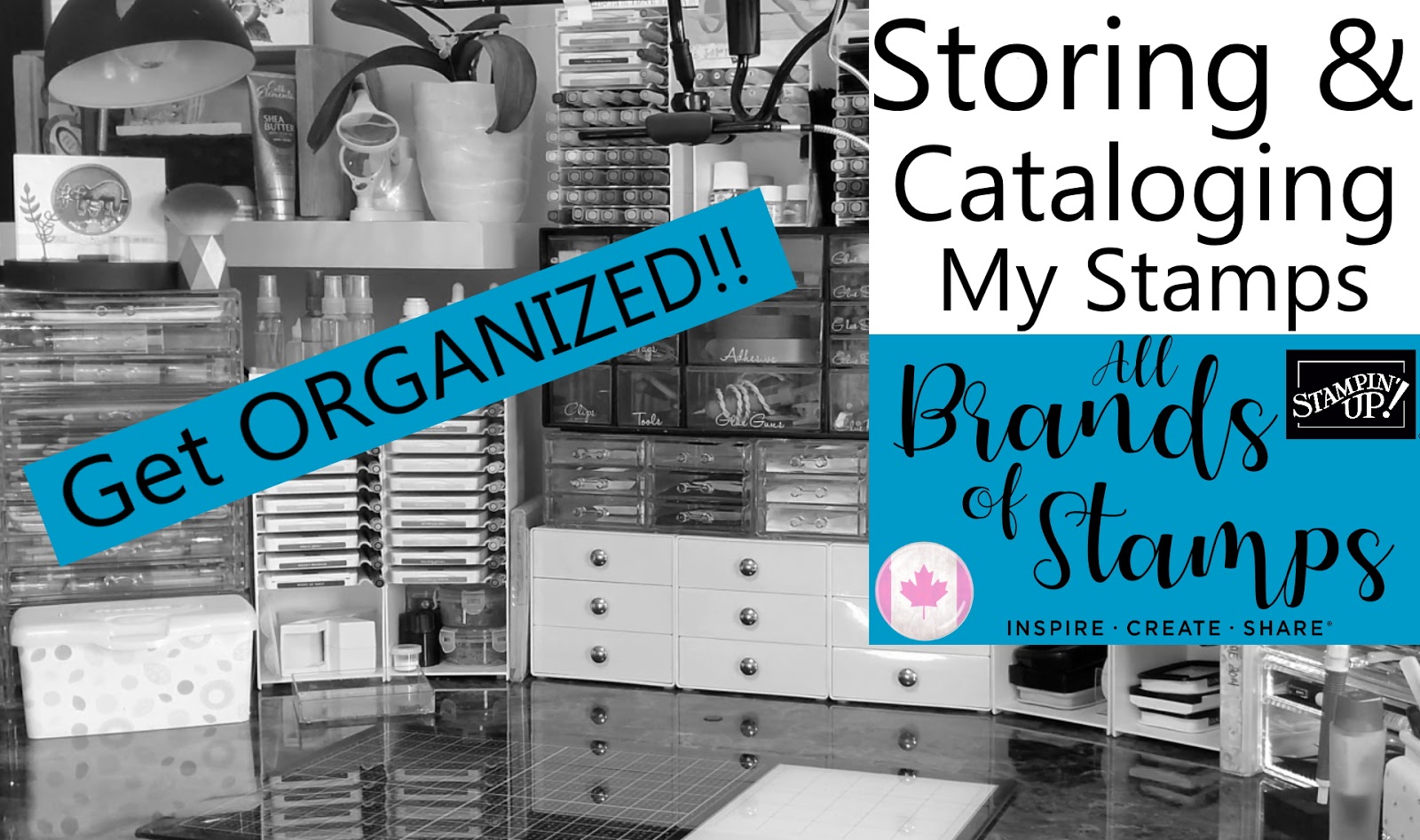 My Inkie Fingers How I store and Catalog my MASSIVE amount of stamps