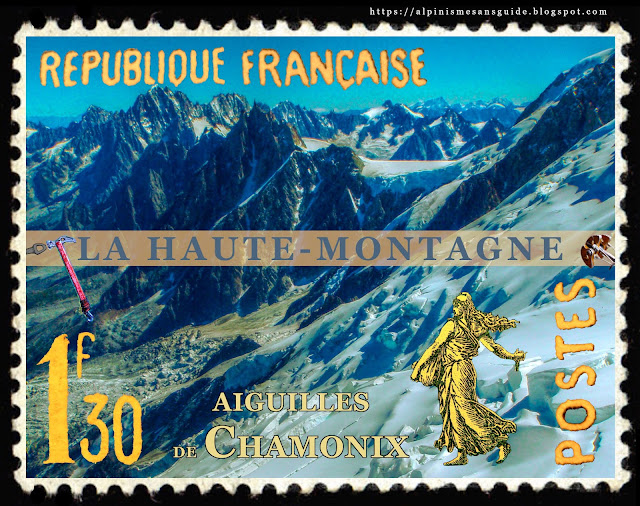 Timbre "La Haute-Montagne", Aiguilles de Chamonix