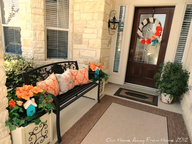Our Home Away From Home: A YEAR OF HOMEMADE WREATHS AND FRONT PORCH DECOR